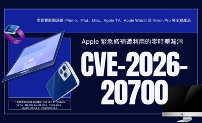 Apple 緊急修補遭「極精密攻擊」利用的零時差漏洞 影響 iPhone、Mac 等全線產品