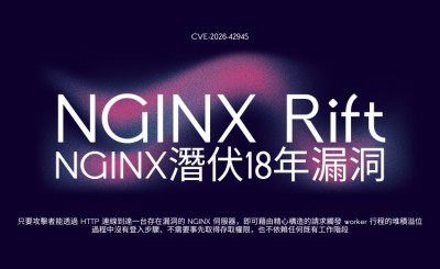 NGINX潛伏18年漏洞曝光：無需認證即可達成遠端程式碼執行