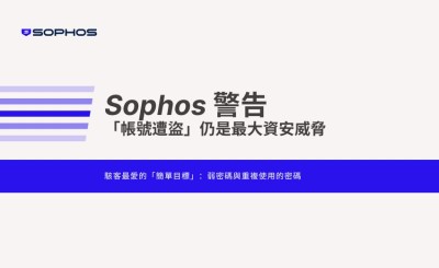 世界密碼日將至：Sophos 警告「帳號遭盜」仍是最大資安威脅