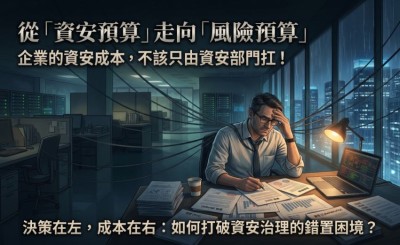 從「資安預算」走向「風險預算」：企業的資安成本，不該只由資安部門扛
