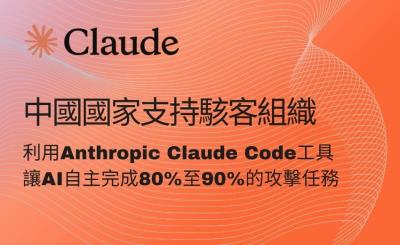 中國駭客首度運用 Claude AI 自動化執行網路攻擊