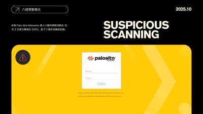 GreyNoise 偵測 Palo Alto 入口異常掃描激增500%，恐為零時差漏洞前兆