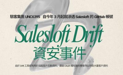GitHub 帳號遭入侵引發 Salesloft Drift 資安事件，波及 22 家企業