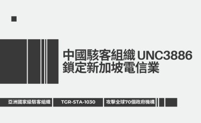中國駭客鎖定新加坡電信業、亞洲APT組織入侵37國政府機構
