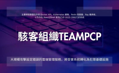 駭客組織TeamPCP大規模入侵雲端環境，將基礎設施變成犯罪工具