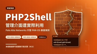 PHP2Shell 漏洞遭實際利用，Palo Alto Networks 示警 PAN-OS 管理介面暴露風險