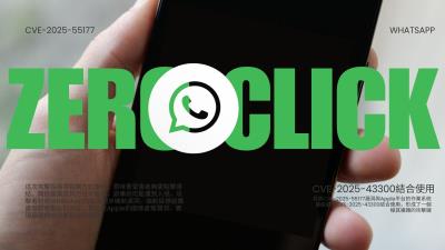 WhatsApp修補零點擊漏洞 防範iOS與macOS用戶遭零日攻擊