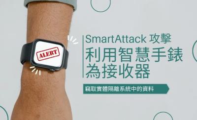 SmartAttack 攻擊手法：透過智慧型手錶竊取實體隔離系統資料