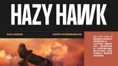 「Hazy Hawk」利用DNS錯誤配置劫持知名機構網域