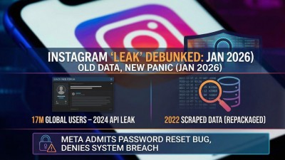 Instagram 否認遭駭：1,700 萬筆用戶資料實為三年前舊資料重發