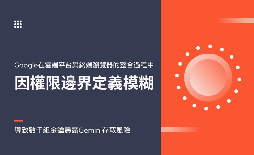 Google Cloud API 金鑰預設權限過大 數千組金鑰暴露 Gemini 存取風險