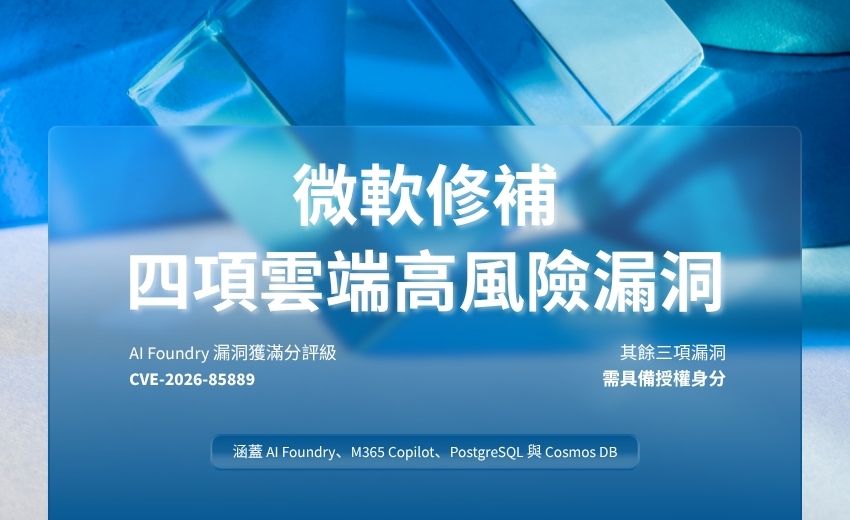 微軟修補四項雲端高風險漏洞，涵蓋 AI Foundry、M365 Copilot、PostgreSQL 與 Cosmos DB