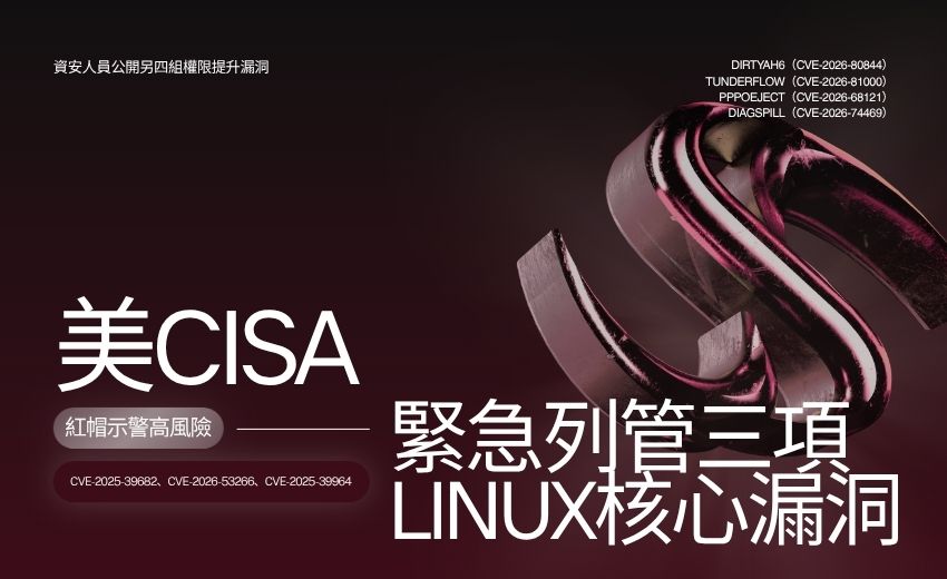 美CISA緊急列管三項Linux核心漏洞  資安人員公開另四組權限提升漏洞