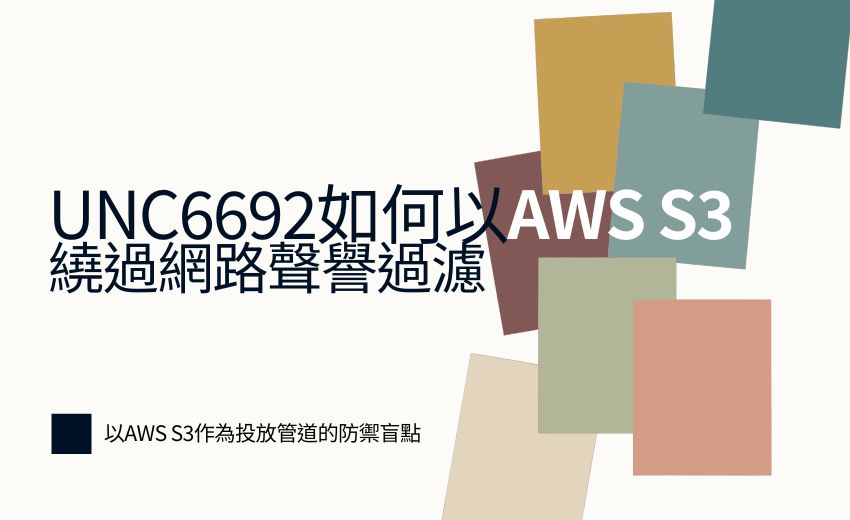 藏匿於合法流量之中：UNC6692 如何以 AWS S3 繞過網路聲譽過濾