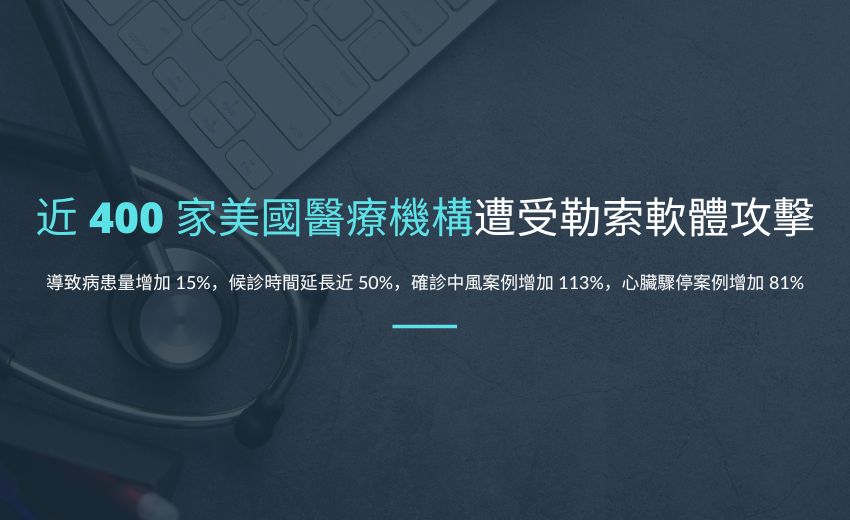 微軟：醫療機構遭受勒索程式攻擊暴增 300%