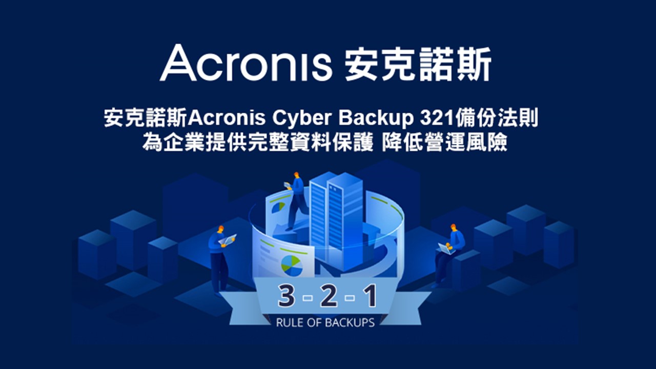 安克諾斯Acronis Cyber Backup 321備份法則 