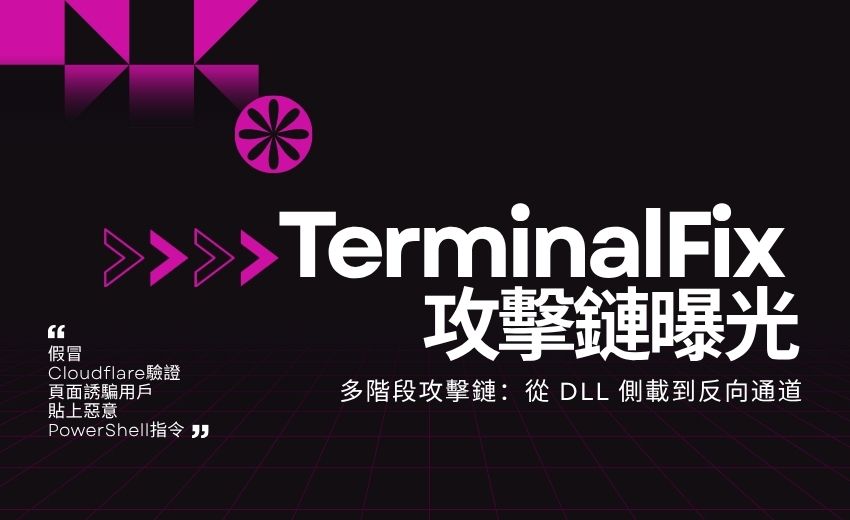 TerminalFix 攻擊：假冒 Cloudflare 驗證頁面誘騙用戶貼上惡意 PowerShell 指令
