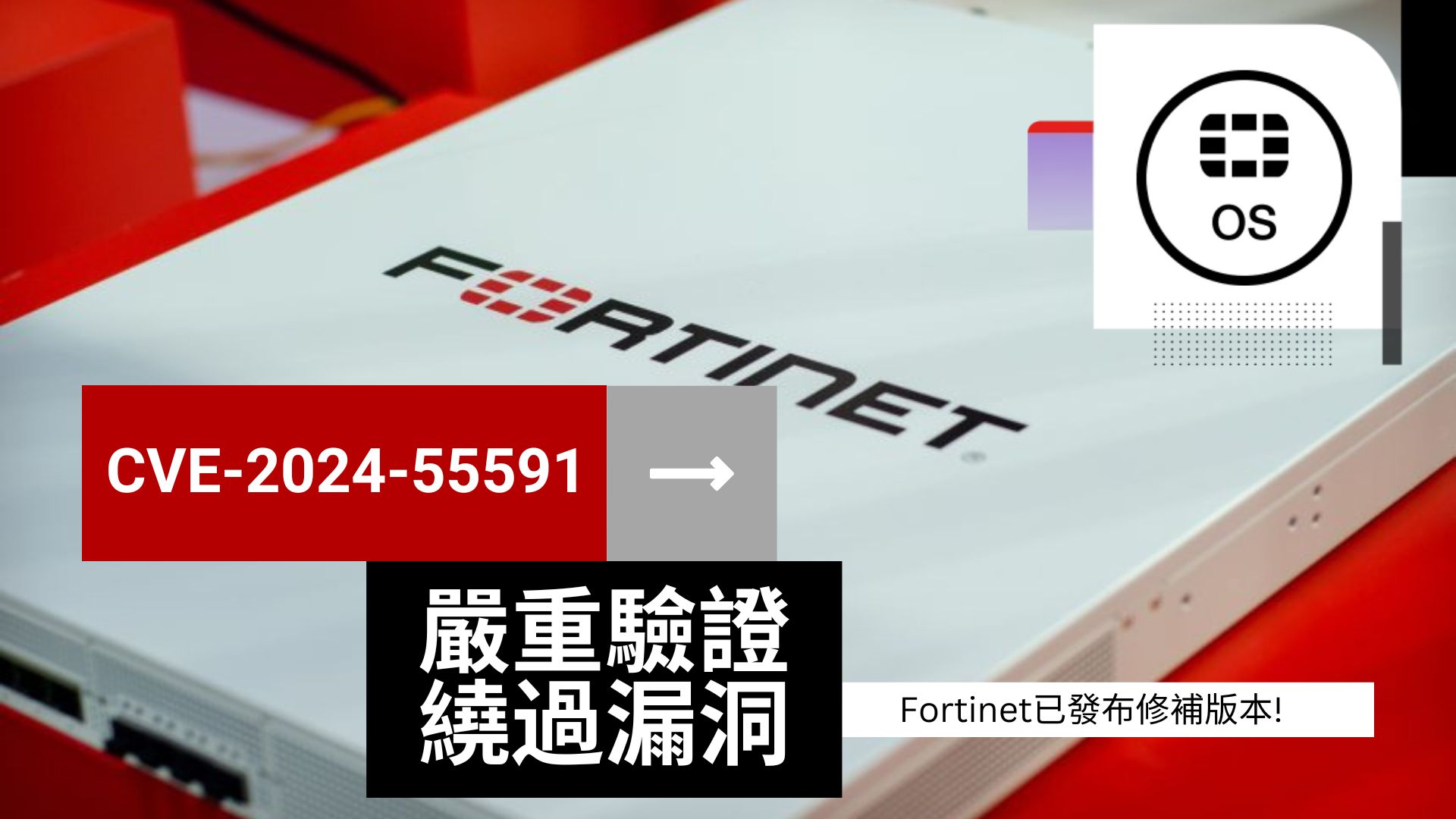 Fortinet修補遭駭客利用數月的FortiOS零時差漏洞