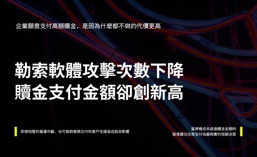 勒索軟體攻擊次數下降，贖金支付金額卻創新高