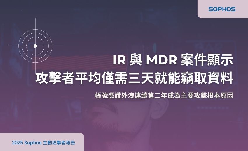 報告：超過半數MDR及IR事件顯示攻擊者「登入」而非「入侵」系統