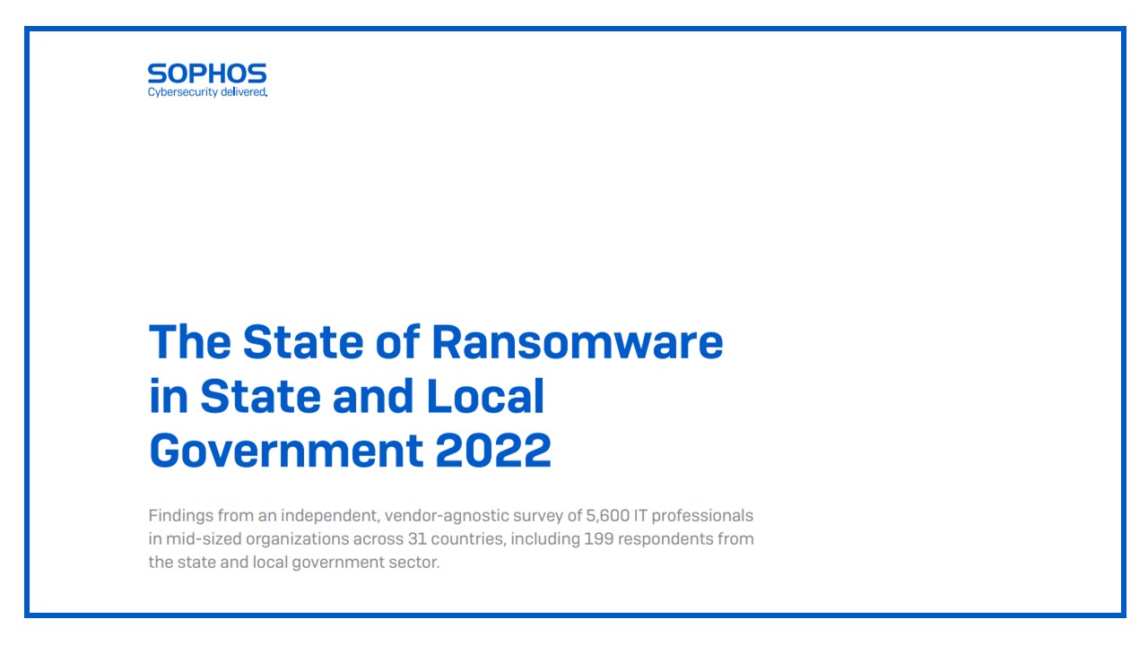 75% 受勒索軟體攻擊的政府機構的資料已經被加密