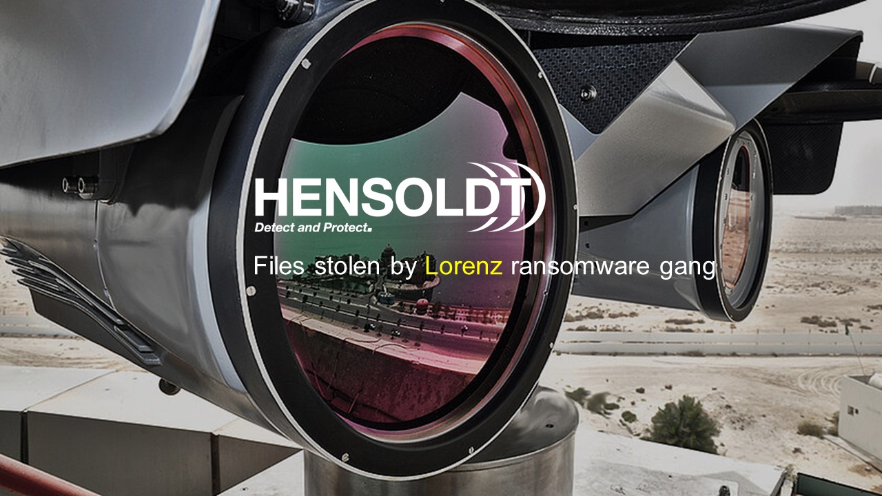 跨國國防工業製造廠 Hensoldt 證實遭勒贖軟體 Lorenz 攻擊