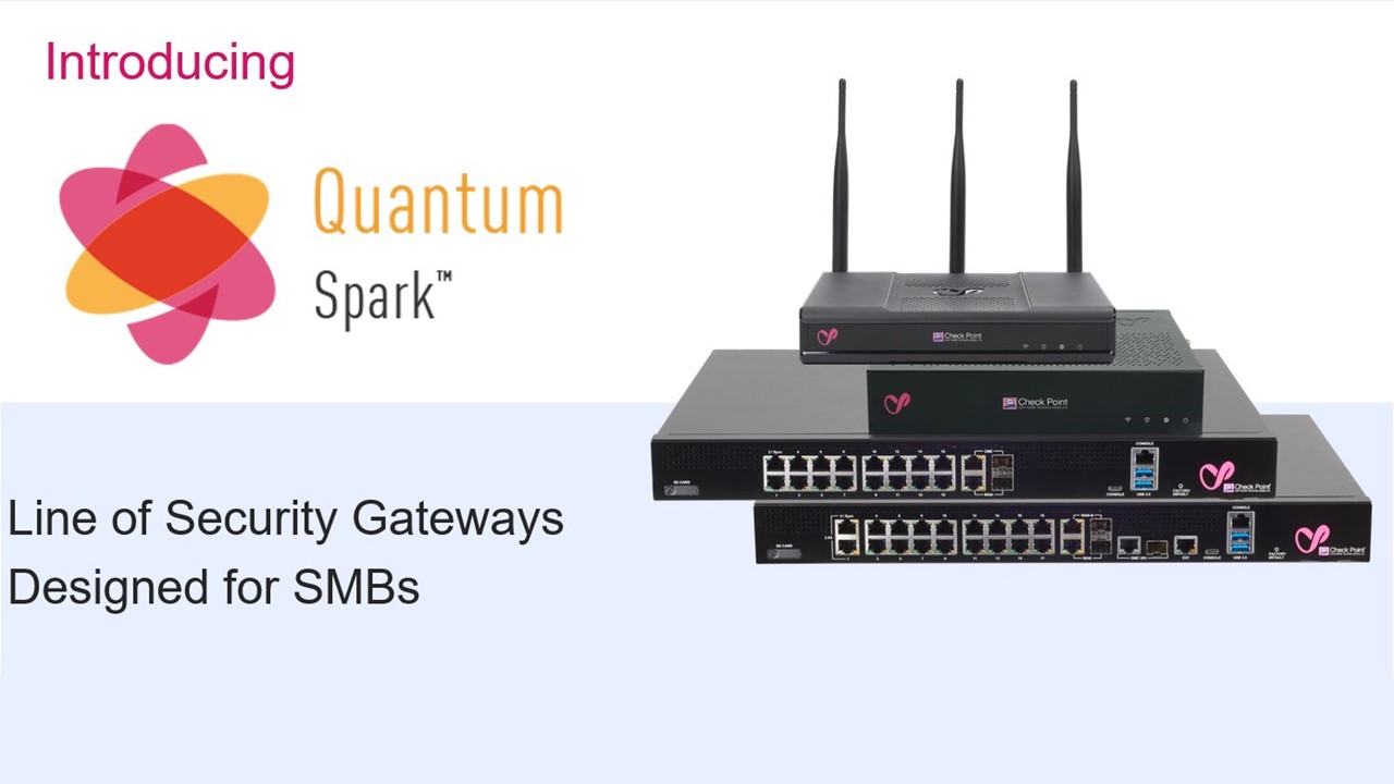 Check Point 推出 Quantum Spark 安全閘道，按月訂閱協助中小型企業部署資安