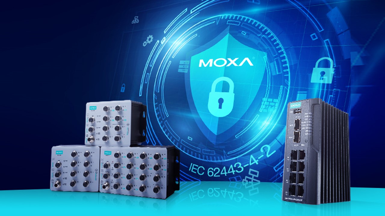 Moxa 工業安全路由器取得IEC 62443-4-2 認證