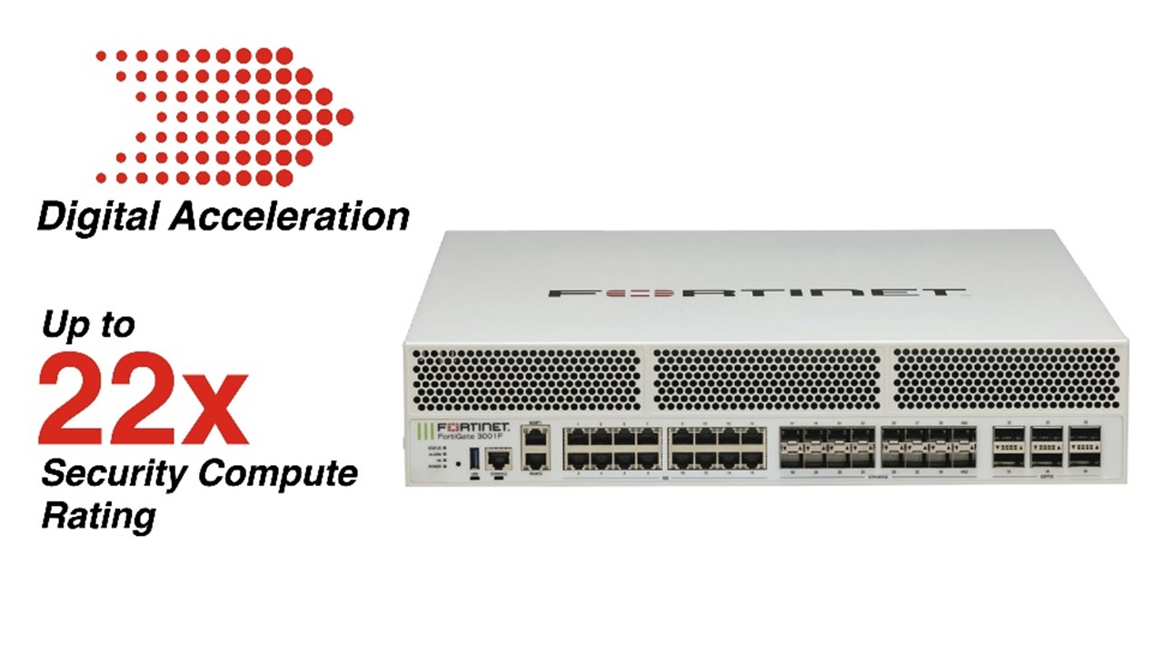 Fortinet 發布新世代防火牆 FortiGate 3000F