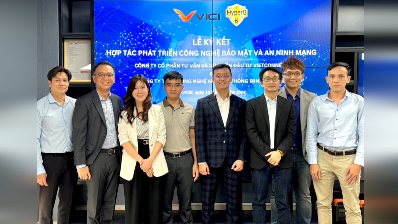 資安新南向！果核數位旗下HyperG與VIETCONNECT簽約