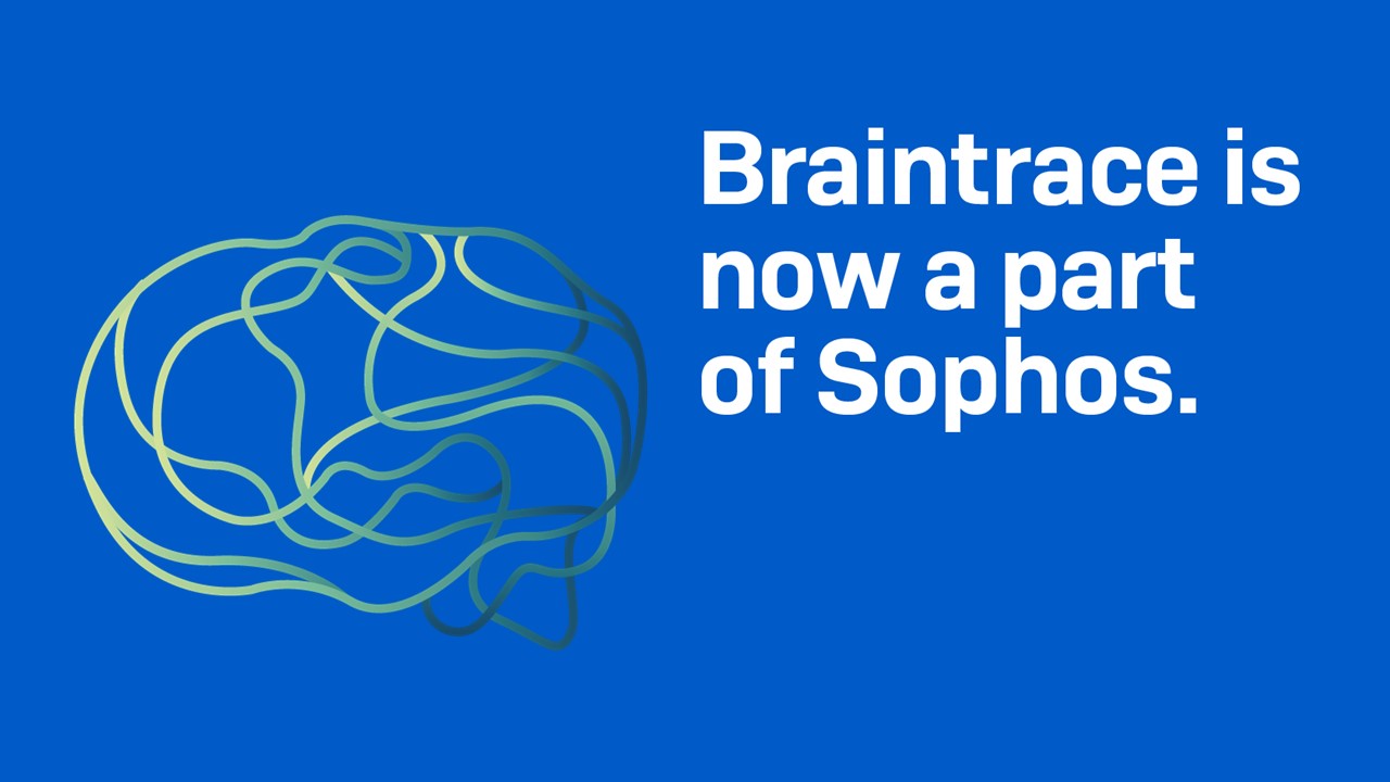 Sophos 收購 Braintrace強化自適應網路安全生態系統