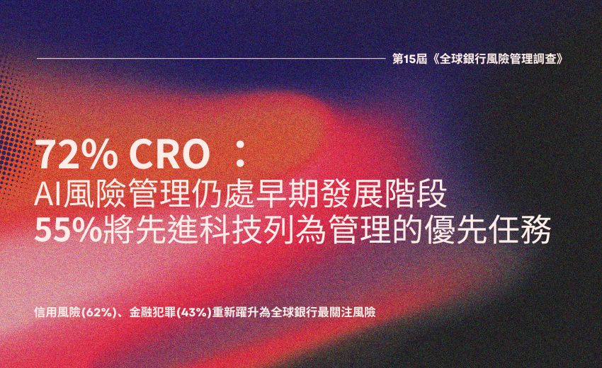 銀行業加速調整腳步：傳統風險反彈、新型威脅擴大 關注信用風險、金融犯罪