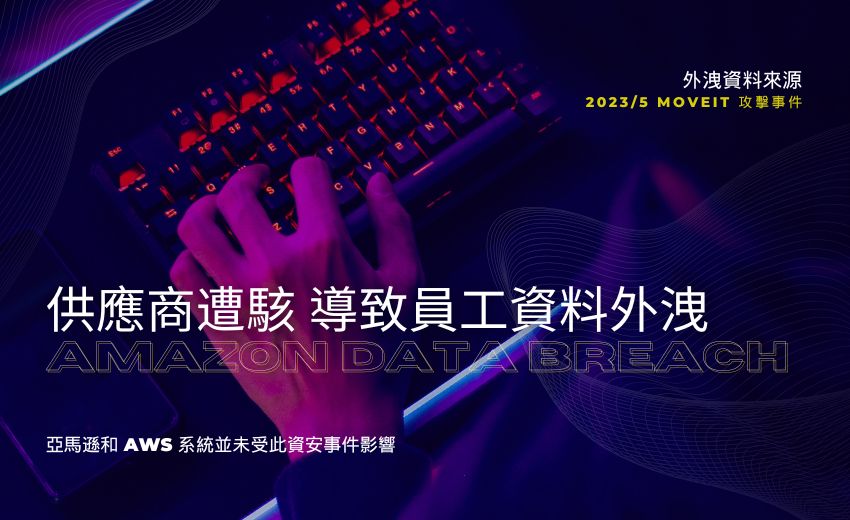 亞馬遜證實供應商遭駭導致員工資料外洩