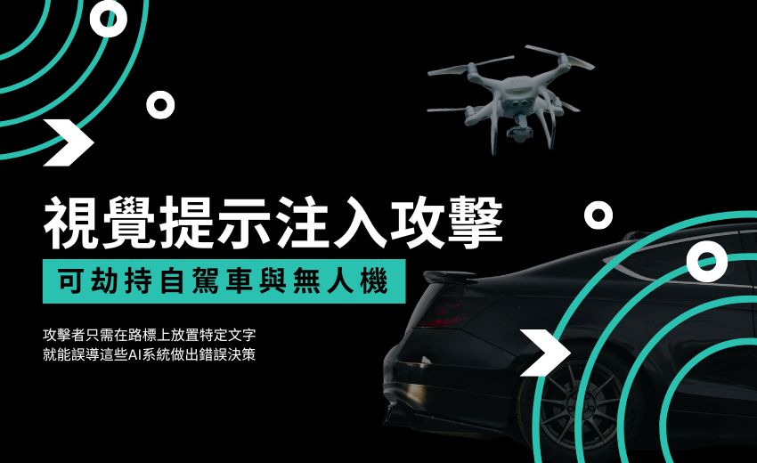 視覺提示注入攻擊可劫持自駕車與無人機，路標文字即可操控AI決策