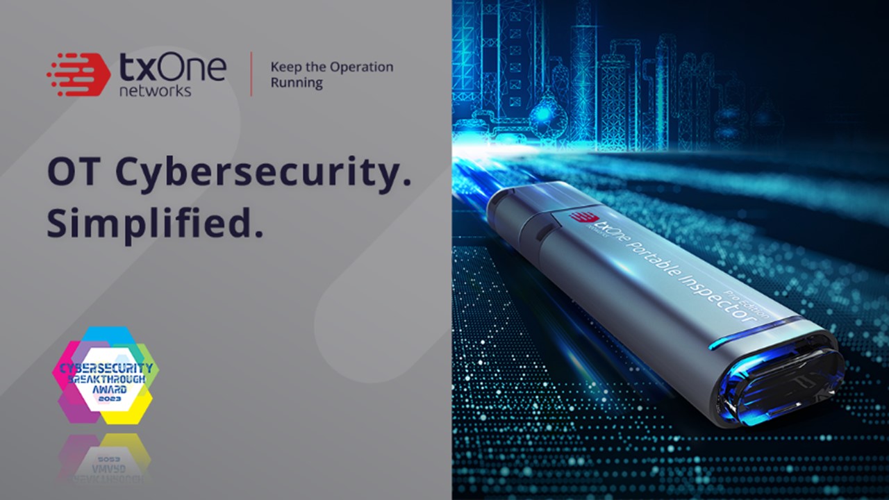 TXOne Networks Portable Inspector評選為「年度合規軟體解決方案」