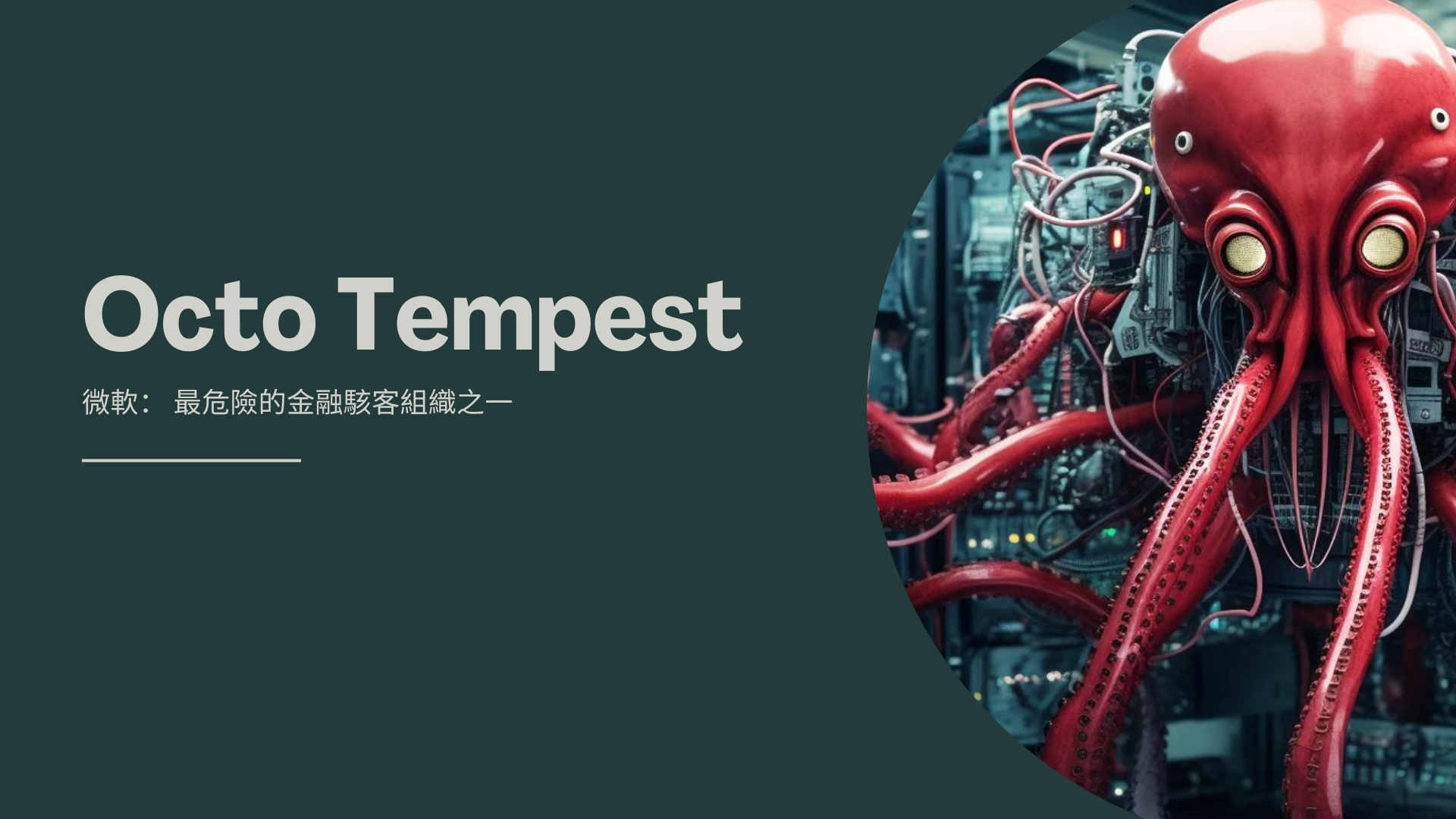 微軟：Octo Tempest是最危險的金融駭客組織之一