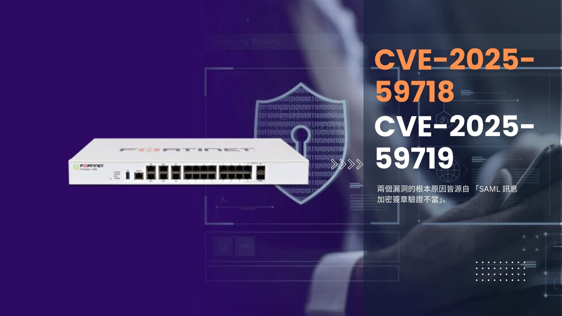 Fortinet FortiGate 雙漏洞公開僅三天即遭攻擊　駭客偽造 SAML 訊息竊取防火牆配置