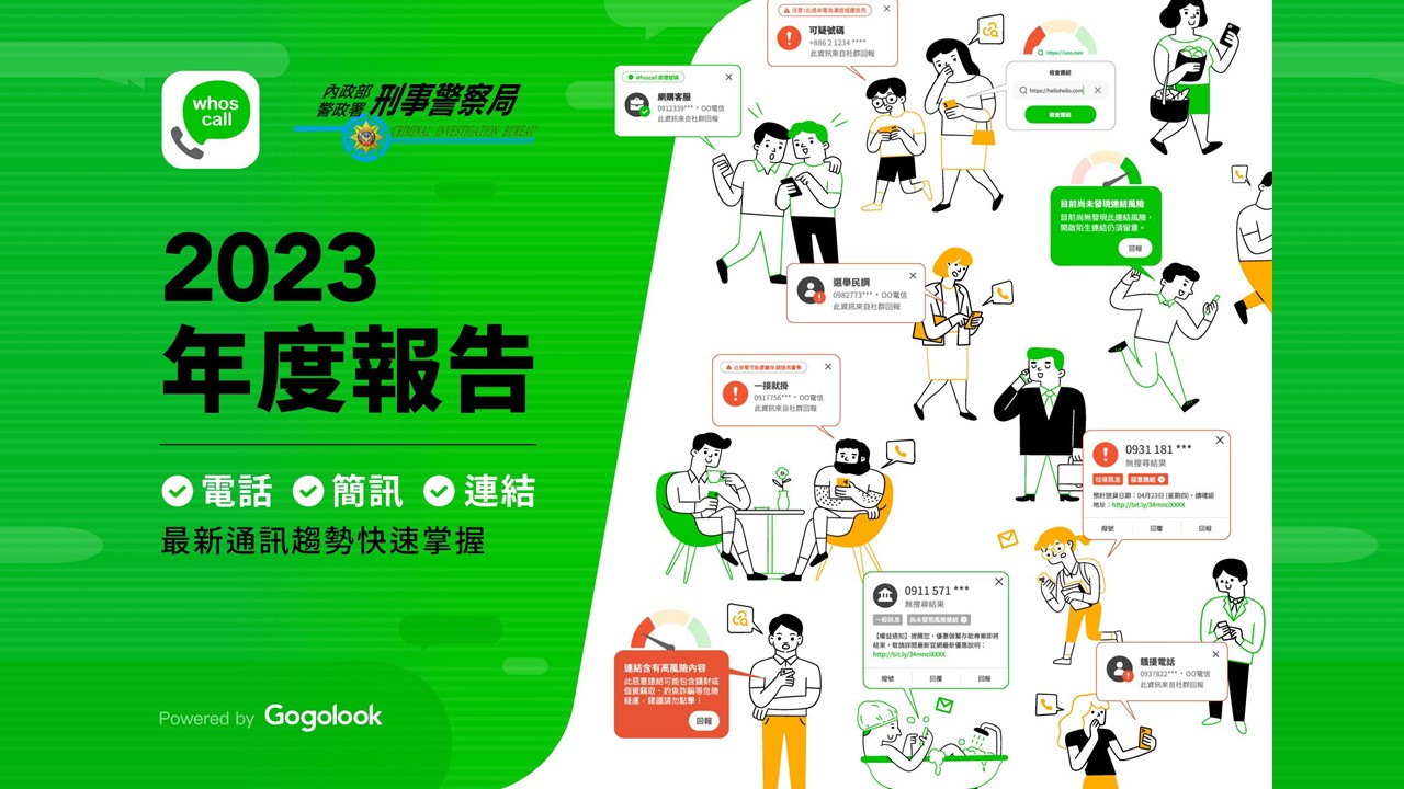 報告：台灣詐騙電話簡訊數量下降  仍須慎防AI生成詐騙網頁