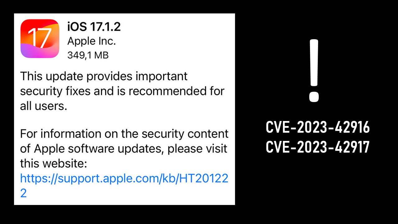 所有用戶都要更新！Apple 修補兩個iOS最新零日漏洞 