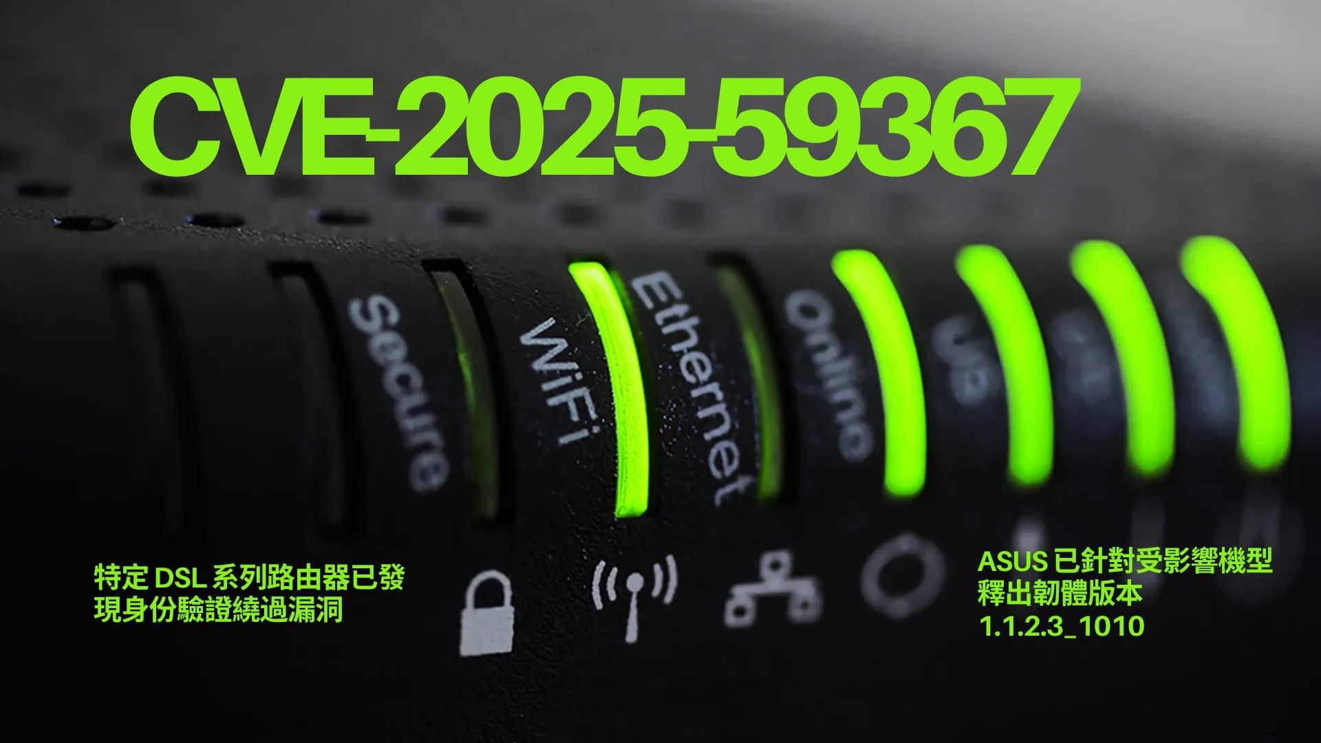 ASUS 緊急修補 DSL 路由器重大漏洞，駭客可無需驗證遠端登入