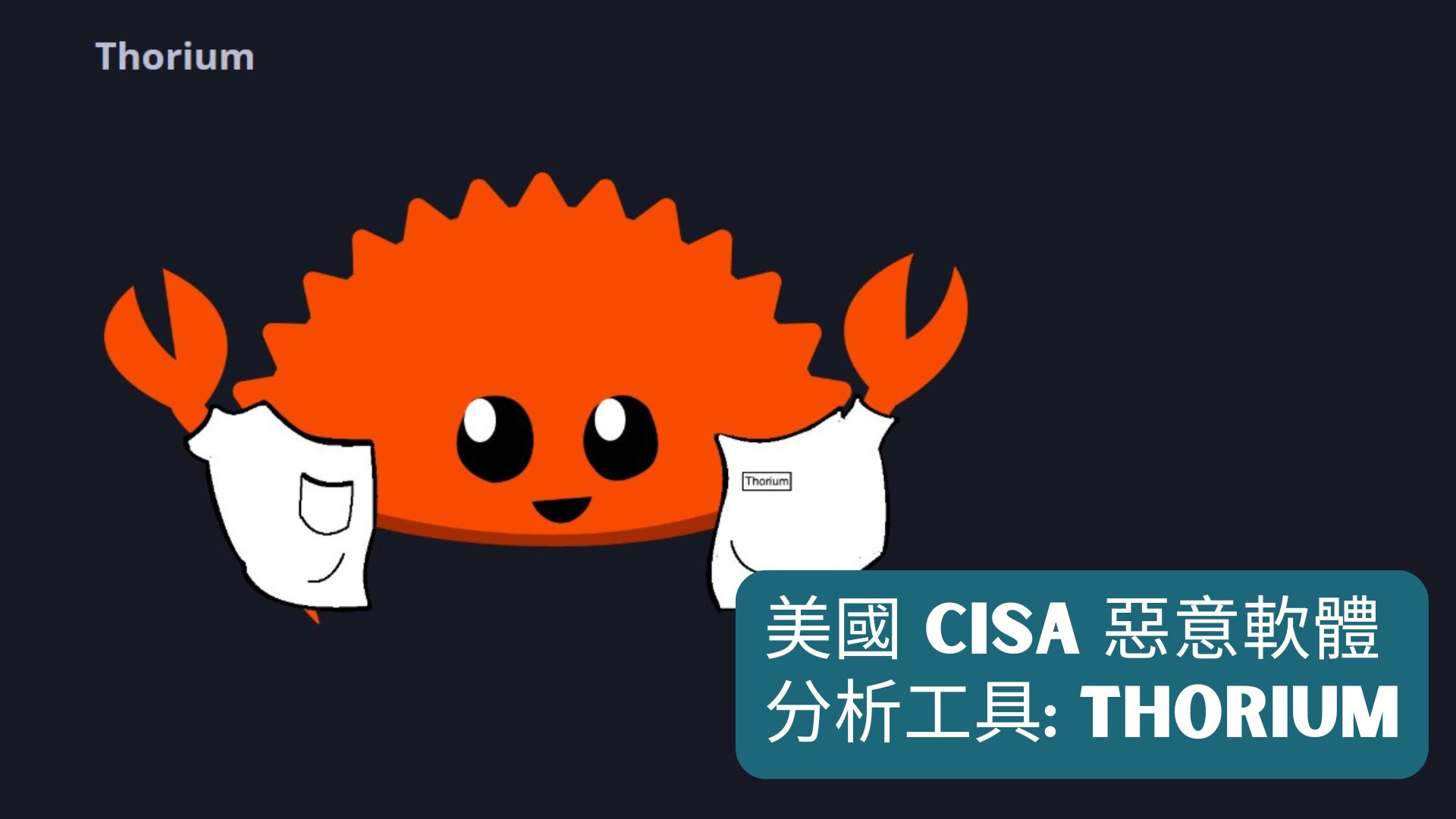 美國 CISA 釋出免費惡意軟體分析工具：Thorium 