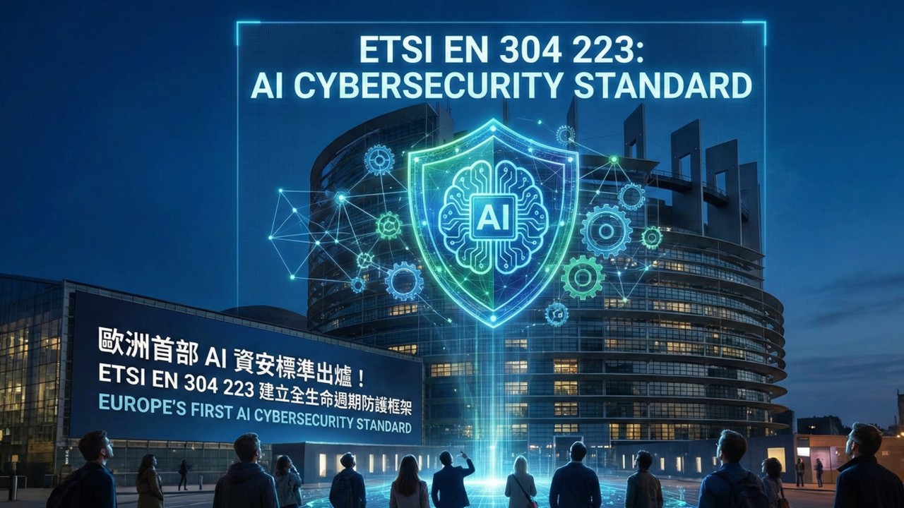 歐洲首部 AI 資安標準出爐 ! ETSI EN 304 223 建立全生命週期防護框架