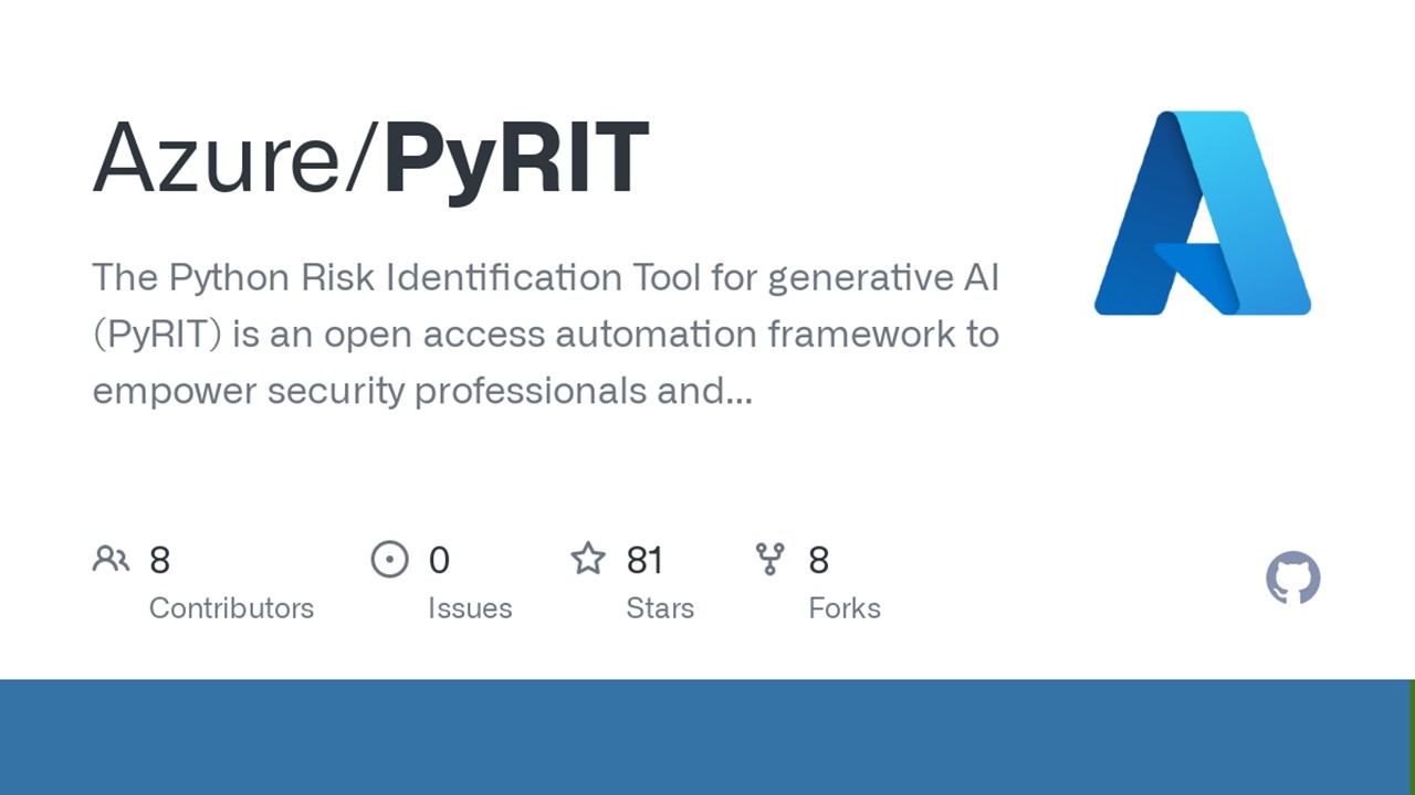 微軟推新工具PyRIT主動識別生成式AI風險